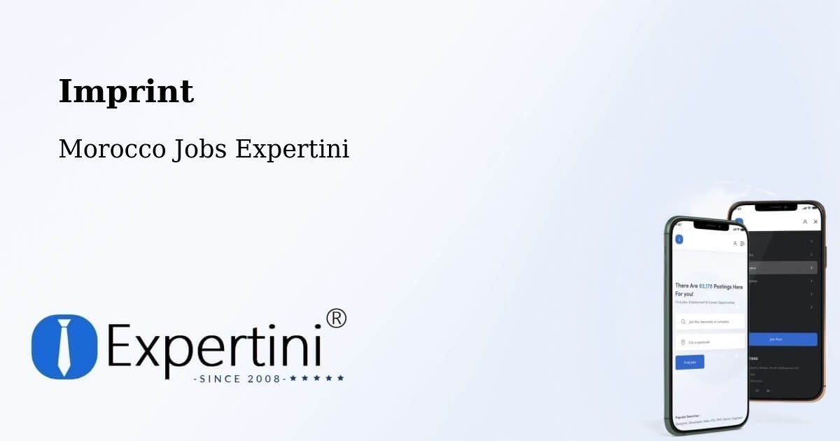 Imprint – Azrou - Morocco Jobs Expertini